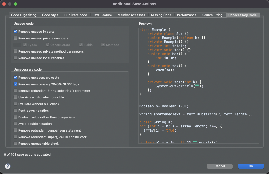 (Eclipse) Java Save Action 설정 | CoolioSo Blog